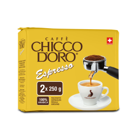 Café moulu Chicco d'Oro ESPRESSO 2 x 250g